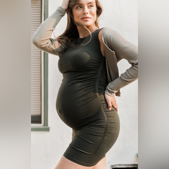 BLANQI EVERYDAY Maternity Sleeveless Tank Dress🖤 - Picture 2 of 10